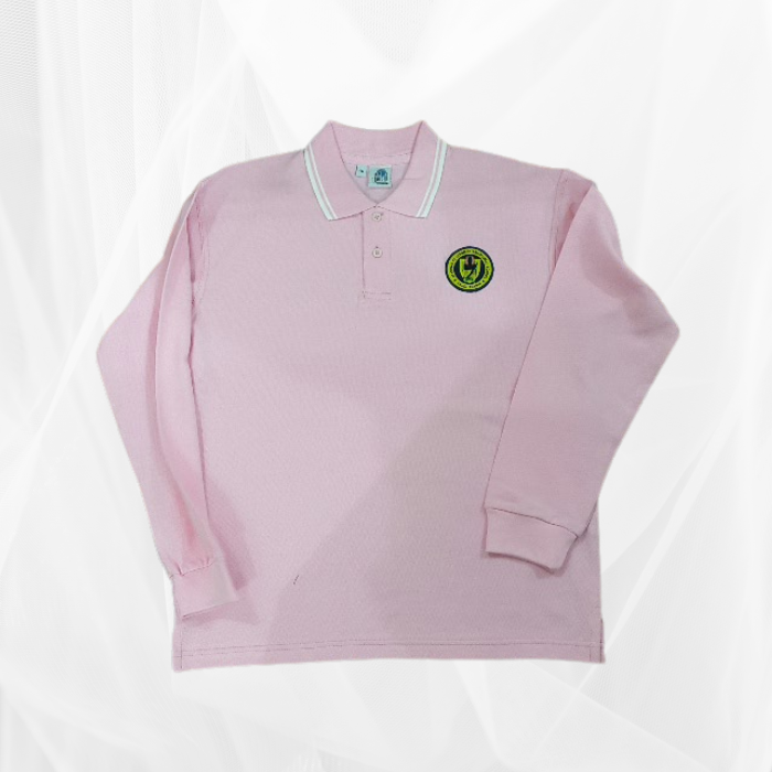 Polo Shirt Long Sleeve Badge Embroidery Logo