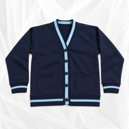 Cardigan Sweatshirt Yarn Dyed Trims