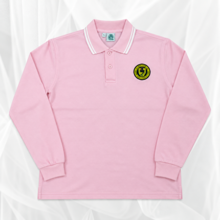 Polo Shirt Long Sleeve Badge Embroidery Logo